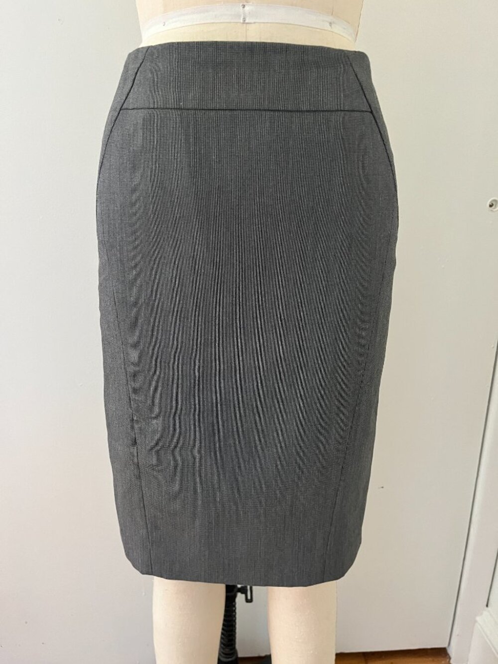 HALOGEN Grey classic pencil skirt size 00